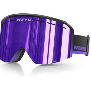 Ski/Snowboard Purple Goggles